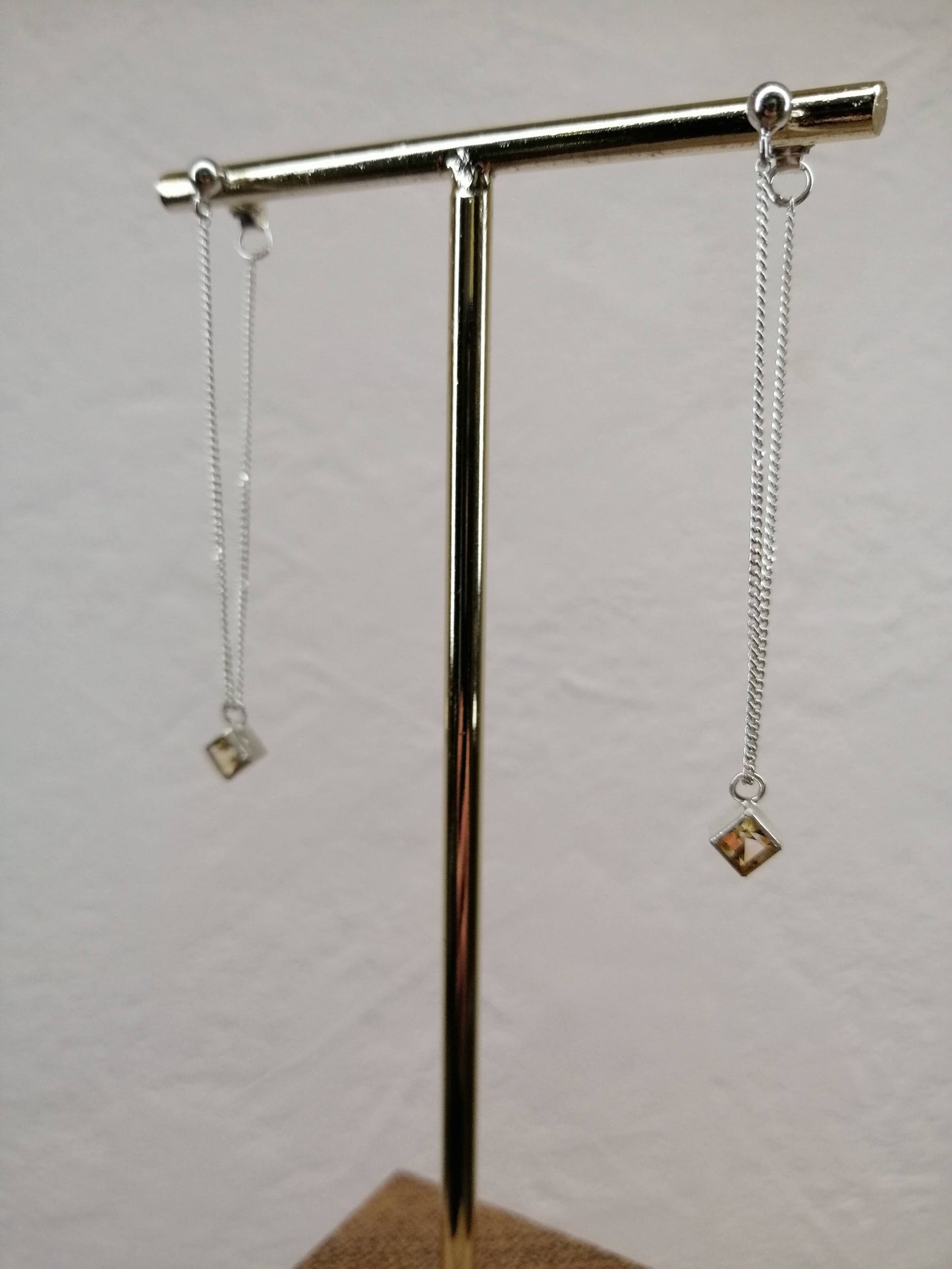 Alice Earrings Princess cut