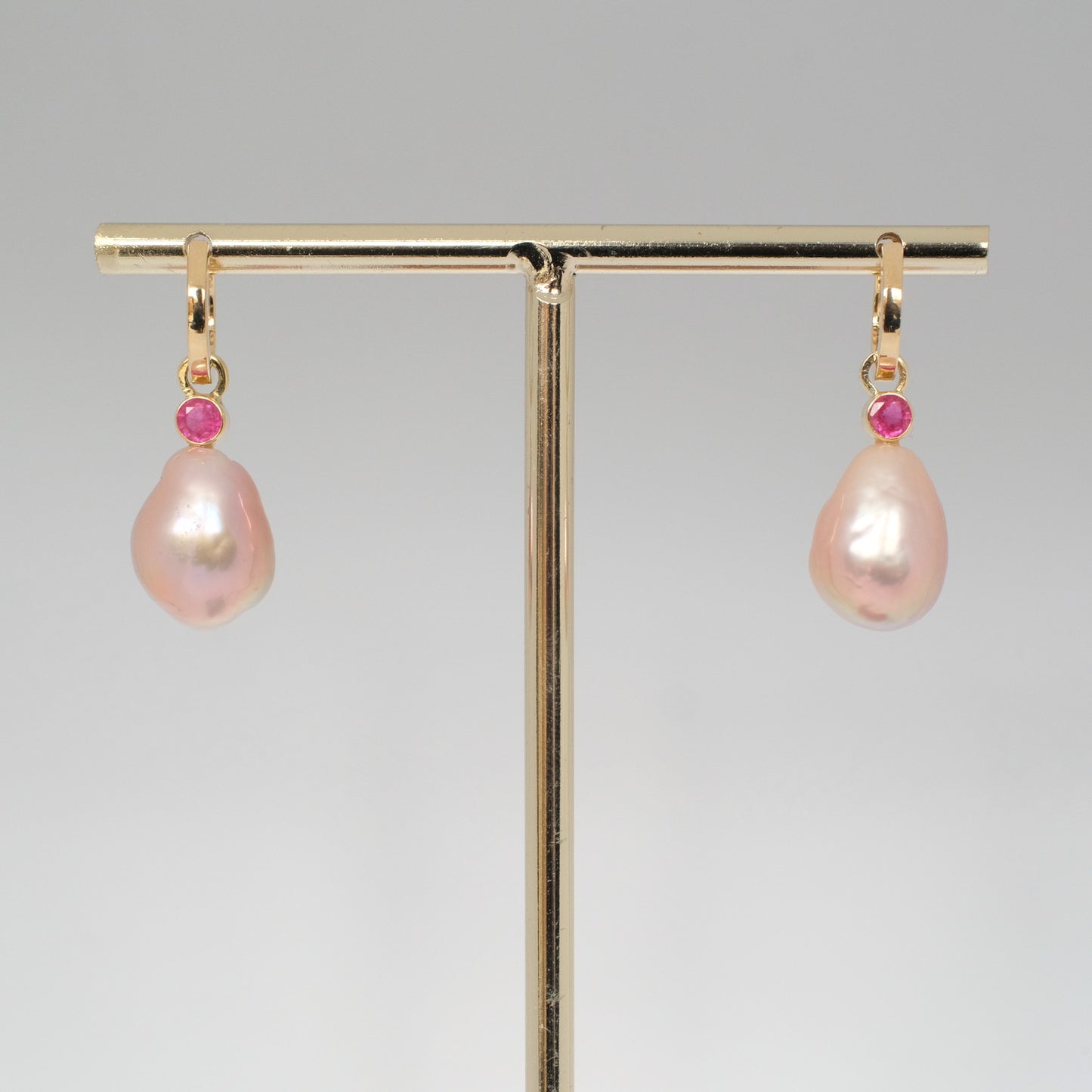 Baroque and Ruby Hoops