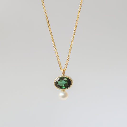 Talisman necklace: tourmaline